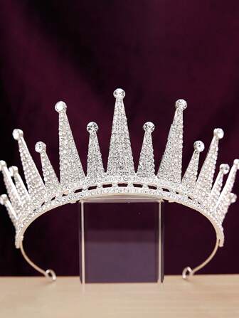 1个儿童皇冠发箍，公主皇冠发饰，女孩生日装饰