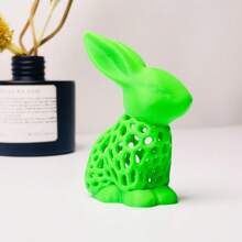 1 st. Ins Style Fris Groen Hol Konijn Woondecoratie, Schattig Vorm Bureau Ornament, Natuurlijk Warm Creatief Ambachtelijk Cadeau, Vakantie Sfeer Cadeau
