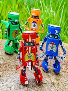 Modelo de simulación interactiva de armadura de guerrero para niños, juguete regalo interactivo creativo de robot' - Multicolor - Ver 3