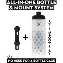 Peaty's Fidlock Lockin Magnetic Bike Water Bottle & Mount, Topo/Smoked, 600 Ml/ 20 Oz. - 煙燻皇冠 - 查看 4