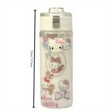 Sanrio Botella de agua linda y kawaii de Sanrio - Vaso de plástico portátil y a prueba de fugas para uso en la oficina y fiestas, botella de agua linda