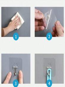 10/50/100pcs Reliable No-Drill Multi-Purpose Hooks, Easy Install For Home, Kitchen, Bathroom, Bedroom, Office - Over The Door Hooks, Wardrobe Hooks