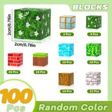 [数量选项] 件磁性积木套装 - 磁性玩具、儿童立方体建筑玩具、创造磁性世界、STEM 礼物、课堂奖励、男孩和女孩的生日礼物（随机颜色和图案） - 彩色 - 查看 13