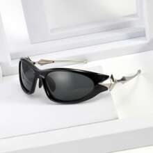 Unisex Mode Futuristische dekorative Brille, einzigartiges personalisiertes Haarspangen Brillen Accessoire