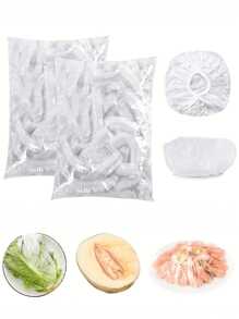 1000/500pcs VintageDisposable Fresh-Keeping Film, Disposable Plastic Wrap Household Kitchen Refrigerator Leftover Rice Fruit Food Plastic Sealed Fresh Cover, Anti-Odor Leak-Proof Dust-Proof Freezer Cover, Refrigerator Fresh Keeping Cover, Kitchen Accessories, Only Suitable For Small Plates With A Diameter Of 7.87in