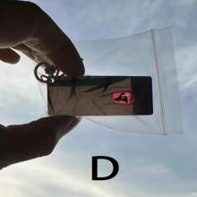 1pc Creative Glow-In-The-Dark Eye Shaped Pendant Charm, Anime Acrylic Luminous Eye Keychain