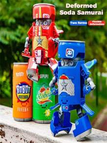 Modelo de simulación interactiva de armadura de guerrero para niños, juguete regalo interactivo creativo de robot' - Multicolor - Ver 4