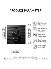 2/1 buc. Ceas cu cuarț pentru bărbați, cu carcasă din aliaj de zinc, stil business la modă, cadouri de sărbători, decorare de zi cu zi