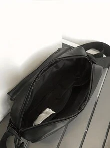 男士 PU 肩背包、胸包與登山背包，適合度假、聖誕禮物、假期必需品及返校季 - 彩色 - 查看 5