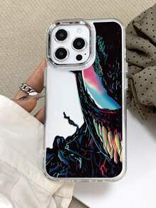 Soft Case Cover With Perforated Cartoon Pattern Compatible With Iphone, Anti-Drop, Marvel Design