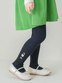 1pc Girls Stirrup Tight, Suitable For Everyday Wear