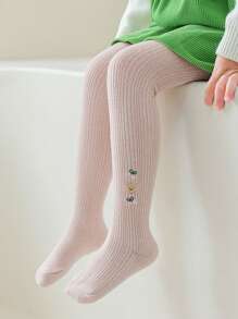 1pc Girls Stirrup Tight, Suitable For Everyday Wear