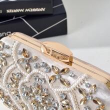 Fashionable European And American Sparkling Rhinestone Decorated Evening Bag, Bridal Wedding Clutch, Cross-Border Popular Bag