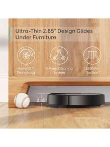 DOMEX Roboot aspiradora para limpieza de hogar - Blanco y Negro - Ver 2