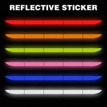Car Sticker Reflective Warning Safety Tape Anti Collision Warning Reflective Stickers Automobile Trunk Reflectante Accessories
