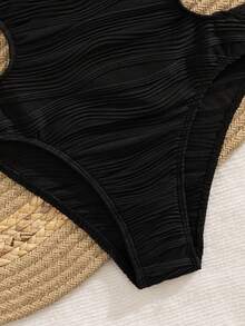 Women's New European And American Style One-Piece Sexy Hollow-Out Halter Swimsuit