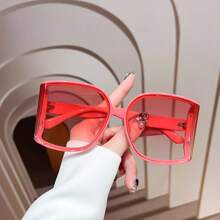 LiMiaoMiao 1pc Oval Shaped Eyeglasses, Fashionable And Versatile
