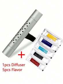 1 Set /6 Pieces Of Car Air Decoration, Free 5 Pieces Of Car Air Freshener (Ocean/Cologne/Lavender/Jasmine/Lemon), Car Styling Vent Perfume Diffuser Clip, Car Outlet Decoration Clip, Car Interior Decoration Accessories Gifts Birthday Graduation,E-I-D