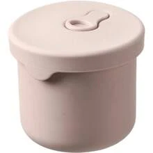 Fiambrera redonda de silicona de 700ML y 250ML, refrigerador, caja de mantenimiento fresco, apto para microondas, apto para lavavajillas, contenedor de almacenamiento de alimentos con tapa OQCW - 250 ml Rosa - Ver 3