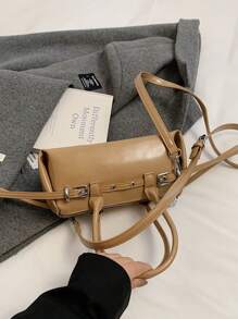 High-End Commuter Mini Handbag, New Spring & Summer 2025, Fashionable Crossbody & Top Handle Versatile Bag - Coffee - View 4