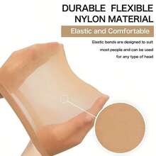 YYong 20 piezas gorro de peluca gorros de peluca invisibles transpirables elásticos perfectos para uso profesional - marrón claro - Ver 5