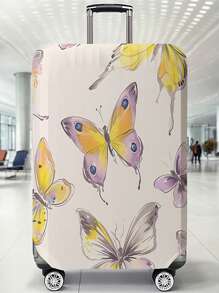 Butterfly Pattern Luggage Compartment Lid 18-32 Inch Flexible Luggage Compartment Lid, Suitable For 18-32 Inch Luggage Compartment Lid Anti Scratch Protector Luggage Compartment Protector Luggage Compartment Lid Protective Cover Dust Cover Suitcase Dust Cover Travel Accessories Luggage Cover Suitcase Cover Travel Case Cover Luggage Protector For Back To School For Travel For School For Business For Outdoor Waterproof - Multicolor - View 36