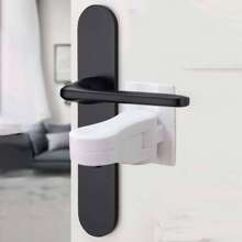 1Pc Door Lever Lock For Child Safety - Baby Proofing - Child Proof Handle Locks