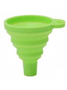 1 个可折叠漏斗 - 灵活且节省空间的设计，适用于厨房和餐厅 - 随机颜色，厨房必备工具，用于油、酒、液体倾倒的填充和倾倒漏斗，防溅，易于存放，适合厨房整理