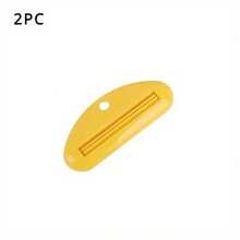 2pcs Manual Toothpaste Squeezer Dispenser, Plastic Toothpaste Dispenser, Self-Standing Bathroom Accessories Suitable For Toothpaste & Face Cleaner, No Electricity Required Home Bathroom Decor Fall Decor Back To School - Multicolor - View 7