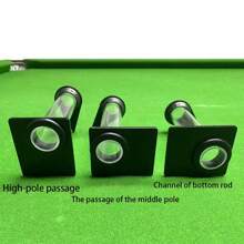 1pc Billiards Out-Of-Rod Exerciser, Ball Training Artifact, Stable Chinese-Style Black Eight Straightness Standard Corrector.