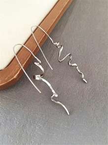 1 Pair Fashion Women's Abstract Design Retro Ear Cuff Jewelry Cool Handsome Elegant Exquisite Hanging Accessory Gifts - Multicolor - View 7