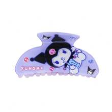 Sanrio 1pc Kuromi Purple Cartoon Design Hair Clip, Hair Accessory