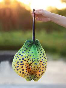 创意3D逼真可爱毛绒动物玩具，包括寄居蟹、螃蟹、黄/绿黄貂鱼、蓝黄貂鱼、鲨鱼、鲸鱼、海豚、龙虾和其他海洋生物。柔软毛绒玩具，减压搞笑礼物，家居装饰摆件，馈赠亲友的绝佳礼物。 - 彩色 - 查看 5