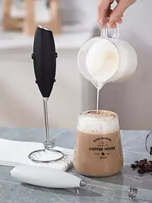 Espumador eléctrico de leche, inalámbrico para uso doméstico, tapa pequeña para espumador de leche, batidor, espumador de café con leche, batidor de mano - Multicolor - Ver 5
