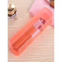 1/2/3/5件多功能收纳盒旅行便携式牙刷收纳盒糖果色洗漱用品收纳盒商务旅行户外旅行用品家庭整理家用收纳盒