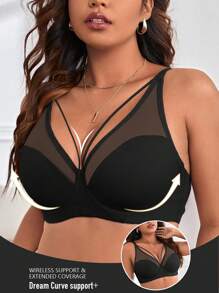 大码蕾丝钢圈内衣文胸