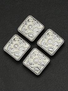 6pcs/Pack Vintage Pattern Resin Oil Drop Metal Buttons, For Uniform, School Wear, Sweater, Cardigan, Jacket, DIY Bags, Gift Box, Handicraft