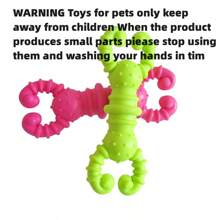 Dog Lover And Dog Mom Love Bite Tpr Toy Crayfish Bite Resistant Toy For Pomeraic Corgi Bite Cleaning Teeth Interactive Increase Affection Spring Summer Outdoor Training Interactive Color Random