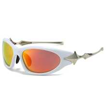 Unisex Mode Futuristische dekorative Brille, einzigartiges personalisiertes Haarspangen Brillen Accessoire