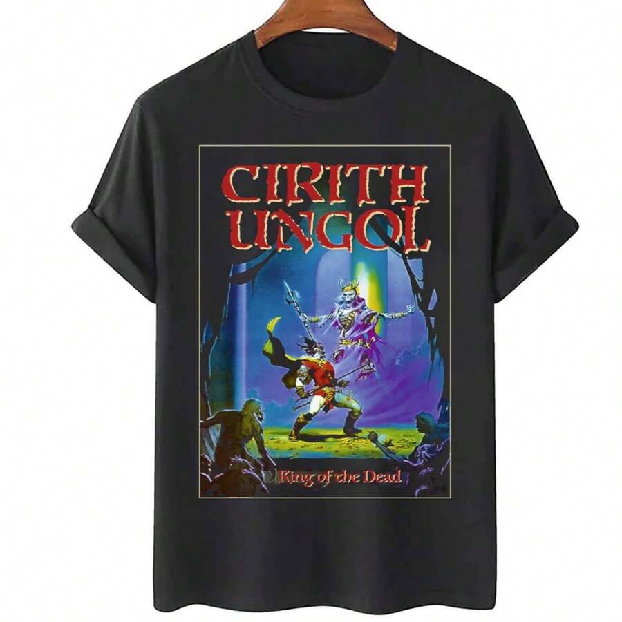 Cirith Ungol Band King Of The Dead T-Shirt Uni Tee Black S To 5Xl TA4802 - Black - View 1