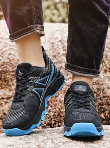 Men's Outdoor Sport Shoes Hiking Anti-Slip Casual Lightweight Trekking Walking Travel Sneakers, Low-Cut