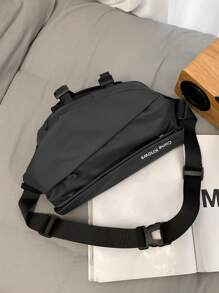 Crossbody Bag, Men's Cycling Bag, Brand Shoulder Bag, Multifunctional Motorcycle Function Bag, Chest Charter Bag, Backpack, Mailman Bag