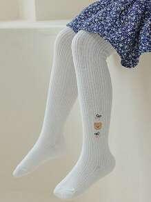 1pc Girls Stirrup Tight, Suitable For Everyday Wear