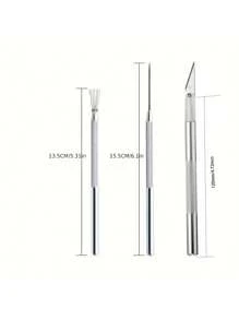 2/3/4/5Pcs Feather Wire Texture Pottery Tools Polymer Clay Modeling &Multifunctional Nail Art Seven-Needle Wire Brush Tool DIY Ceramic Brush Pottery Tools ,Nail Designs,Cake Accessories