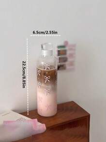 1 件女士大容量塑料水瓶带时间刻度，时尚水杯 - 彩色 - 查看 11