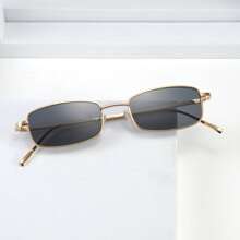 时尚装饰时尚眼镜小方框，时尚夏季海滩时尚眼镜，适合夏季海滩度假、户外、旅行 - 彩色 - 查看 6