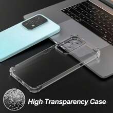 Hoesje voor Honor 200 Lite 5G, doorzichtige telefoonhoes met versterkte hoekbeschermingsbumper, slanke pasvorm, schokbestendig, flexibele TPU-hoes voor Honor 200 Lite, transparant