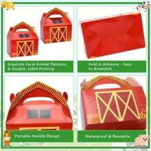 8 Stück/16 Stück/24 Stück Bauernhof Tiere Zoo Party Geschenkboxen, kreative Tier-Mottoparty Geschenkboxen, wiederverwendbare Papier Verpackung für Süßigkeiten, Schokolade, Party Geschenke, Geburtstag und Weihnachten, Hochzeitsdekoration Geschenkboxen, geeignet für Geburtstagsparties und Feiern