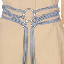 1 件复古北欧女巫腰带 - 100% 涤纶编织流苏腰带，带扣细节，适合女性，异教女巫维京配饰，无纺布，适合节日派对和休闲周末，适合复活节 - 彩色 - 查看 10