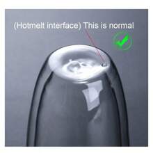 1-6 uds 80-450ML resistente al calor taza de cristal de té de doble pared cerveza café hecho a mano creativo bebida fría juego de vajilla transparente - 150 ml B - Ver 12